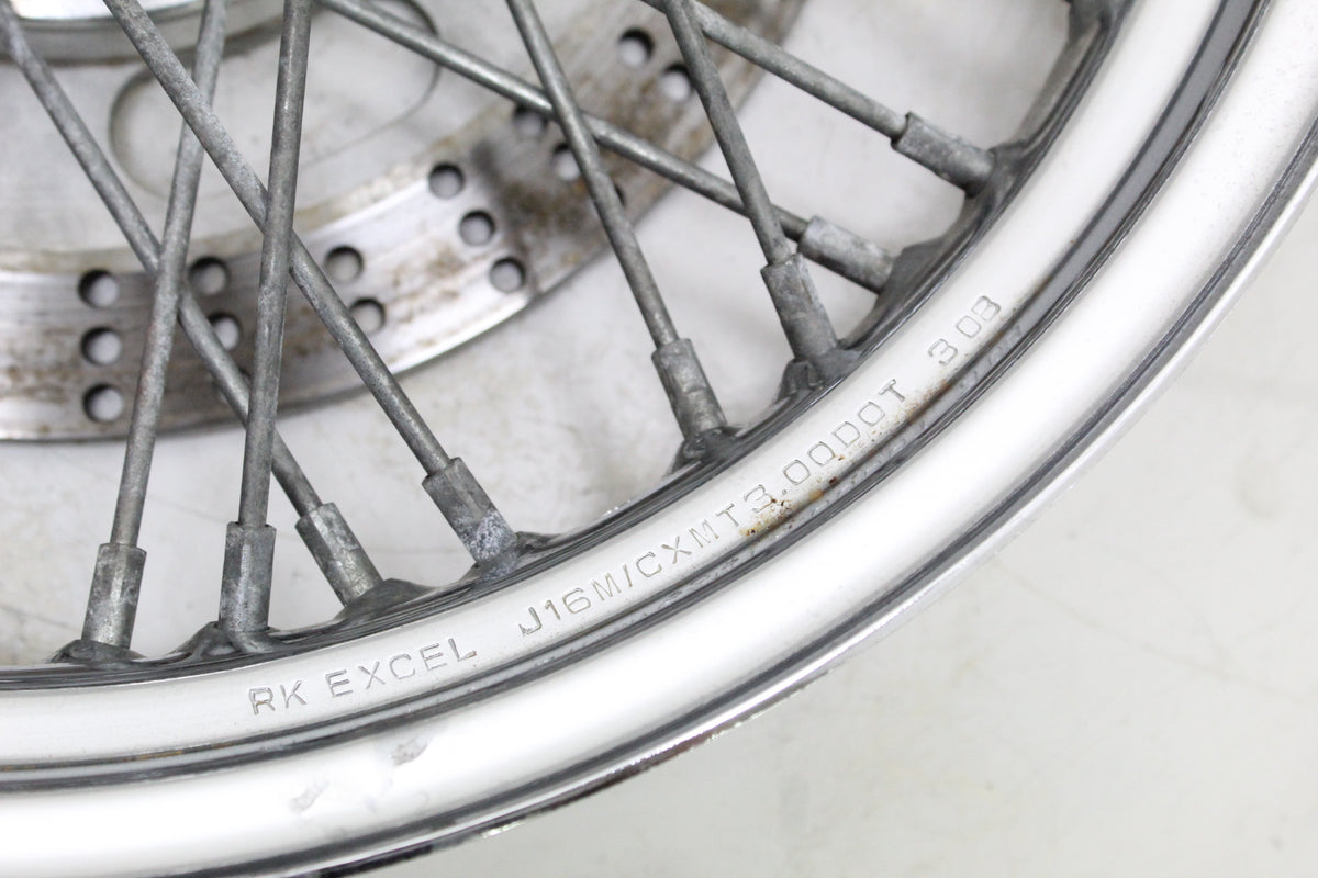 2005 KAWASAKI VULCAN 1500 VN1500 OEM FRONT SPOKE WHEEL RIM BRAKE ROTOR