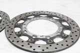 2005 Yamaha YZF R6 OEM FRONT LEFT RIGHT BRAKE ROTORS DISCS