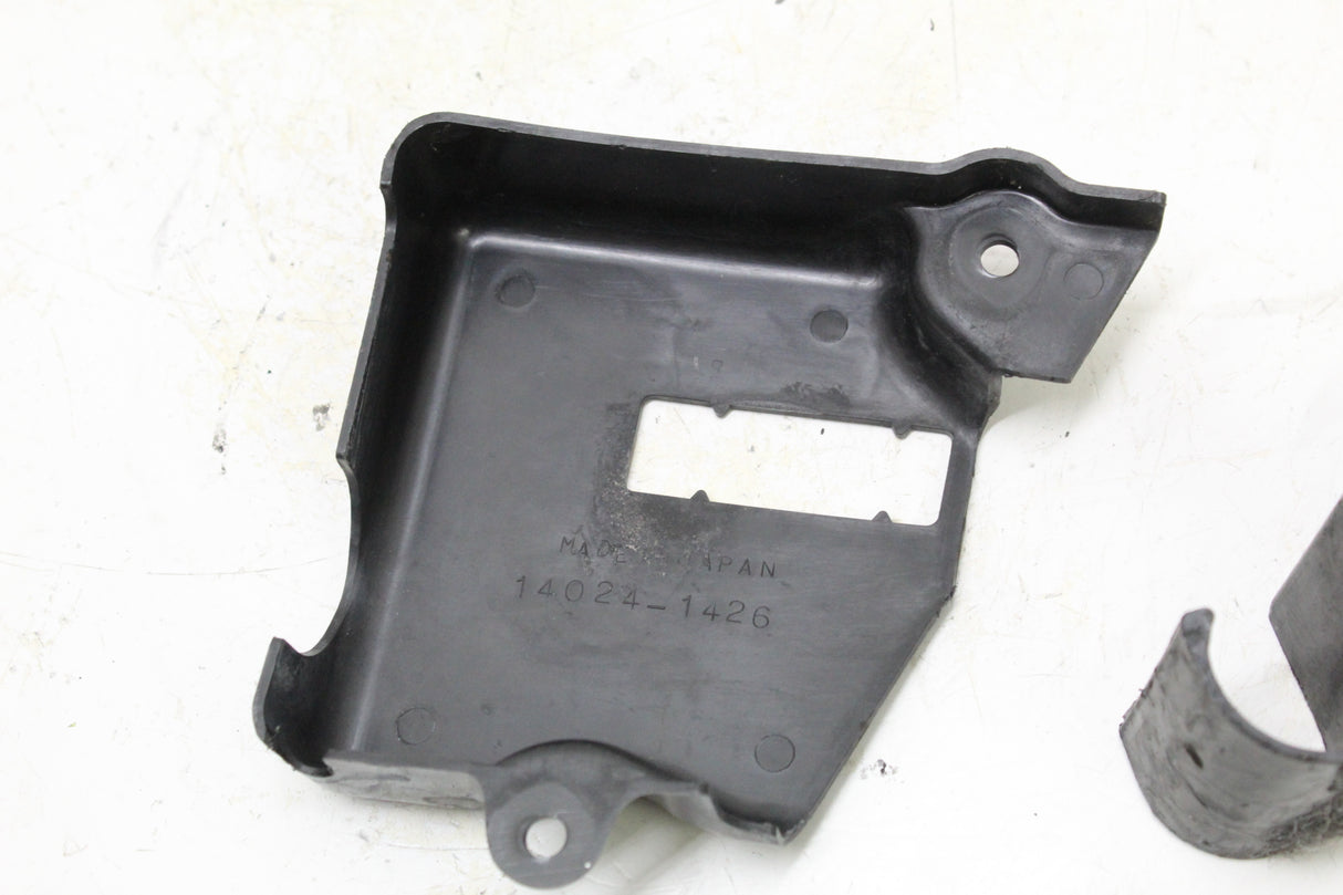 1992 KAWASAKI NINJA 600R ZX600C OEM COOLANT RESERVOIR COVER SET