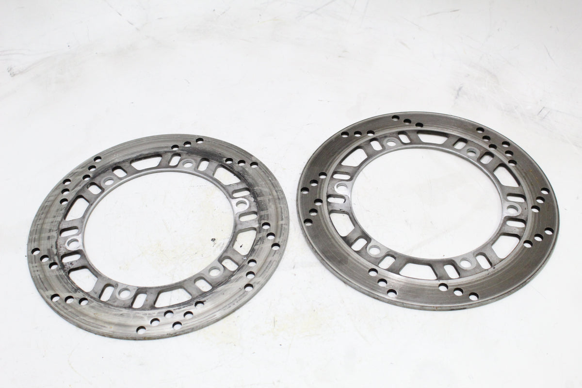 1992 KAWASAKI NINJA 600R ZX600C OEM FRONT BRAKE ROTORS DISCS PAIR
