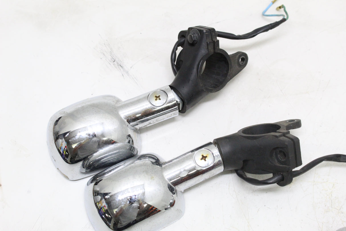 2007 Honda Rebel 250 CMX250CL OEM CHROME FRONT REAR TURN SIGNAL LIGHTS SET OF 4
