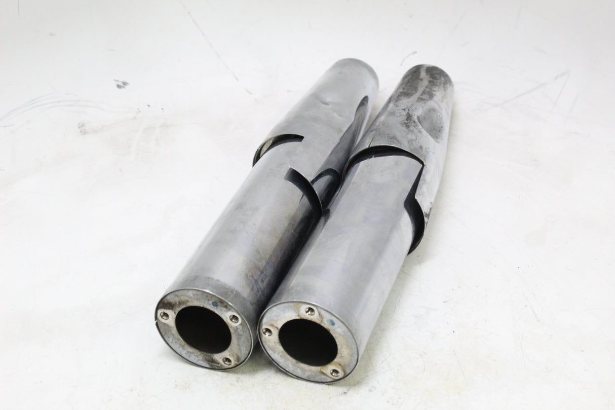2007 YAMAHA XVS650 V STAR 650 OEM FRONT FORK CHROME COVER SHROUD SET