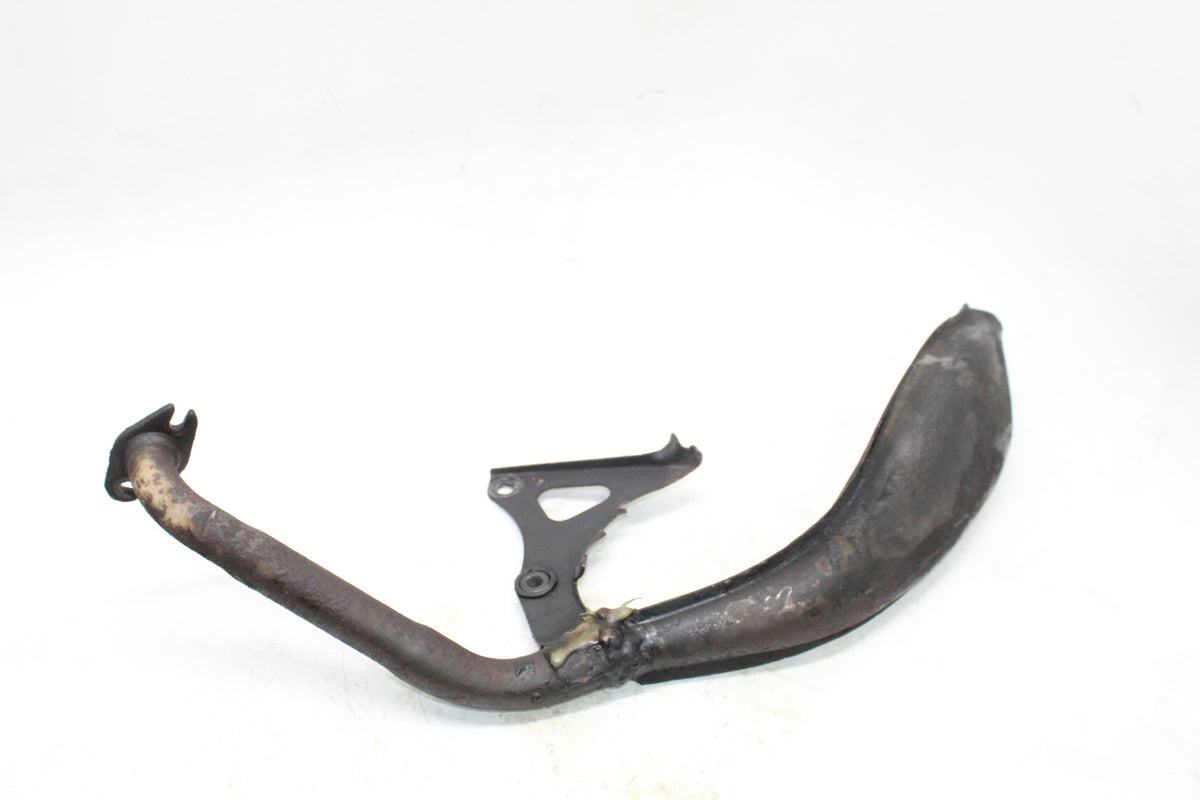 2002 Yamaha Zuma 50 YW50 Exhaust Pipe Expansion Chamber With Mounting Bracket
