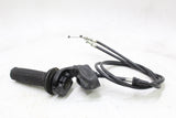 2011 KAWASAKI KLR650 OEM RIGHT THROTTLE GRIP W CABLES HOUSING