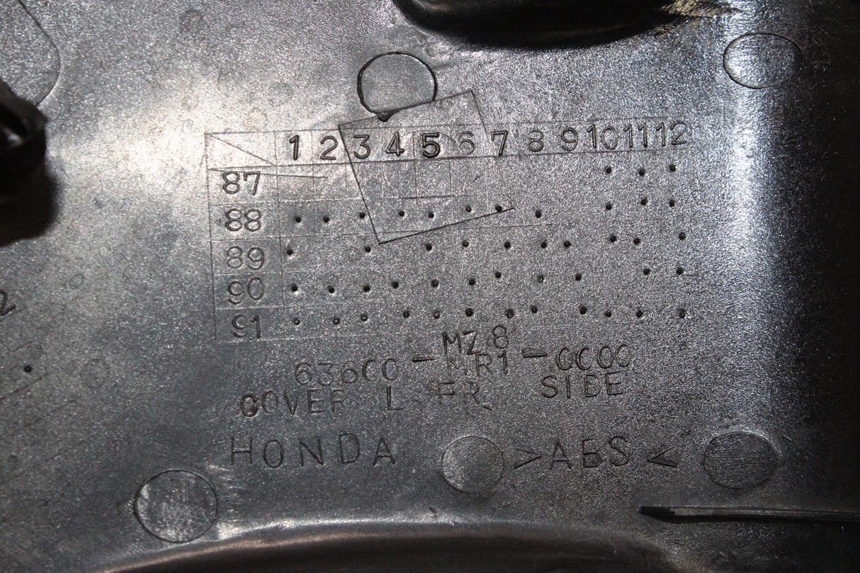 1995 Honda Shadow VLX 600 VT600C OEM FRONT FRAME COVER COWL PANEL PAIR