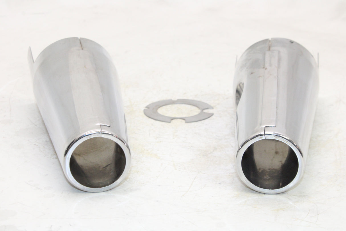 2007 Yamaha V Star 650 XVS650 OEM FRONT UPPER FORK COVER PAIR
