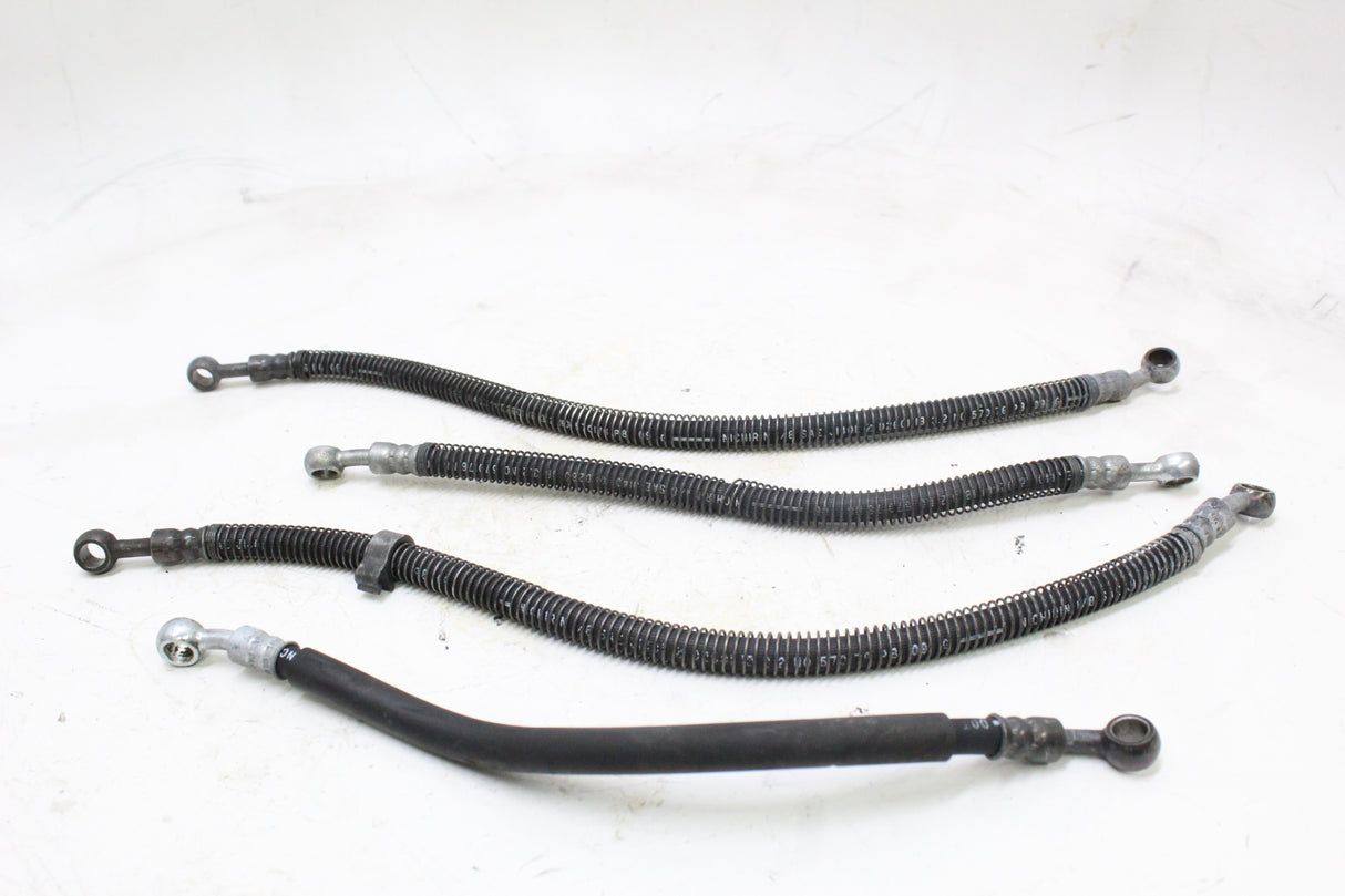 1992 KAWASAKI NINJA 600R ZX600C OEM FRONT REAR BRAKE HOSES LINES SET