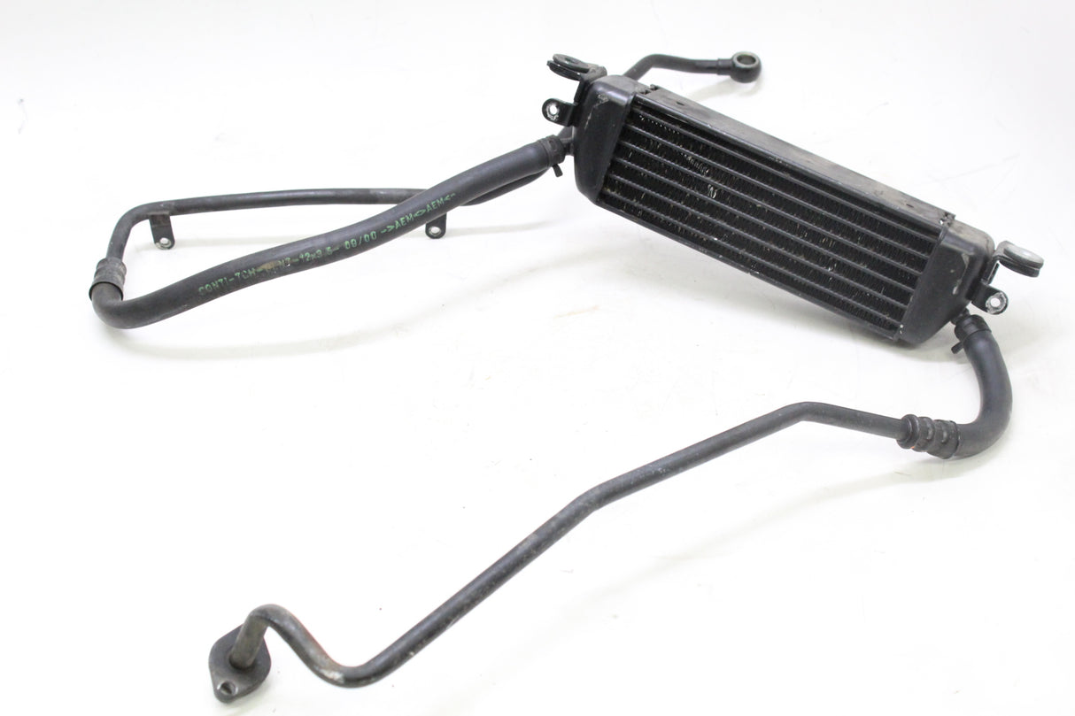 2000 BMW R1100RT OEM ENGINE OIL COOLER RADIATOR W HOSES LINES