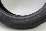 REAR BACK WHEEL TIRE Continental ContiSportAttack 2 180/55 ZR17 M/C (73W)