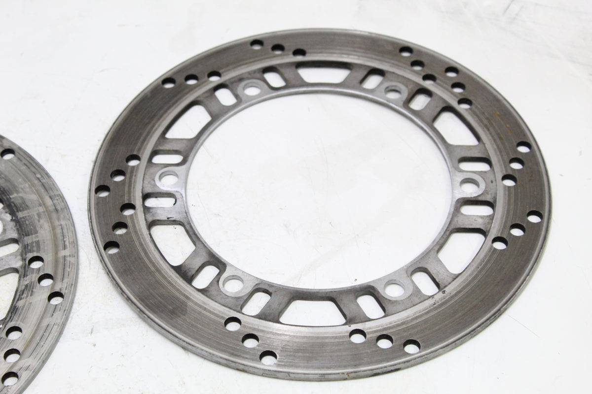 1992 KAWASAKI NINJA 600R ZX600C OEM FRONT BRAKE ROTORS DISCS PAIR