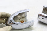 2005 KAWASAKI VULCAN 1500 VN1500 Chrome Bullet Front Axle Nut Covers Pair