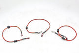 2004 SUZUKI GSXR600 CORE MOTO FRONT REAR BRAIDED BRAKE LINE HOSE SET