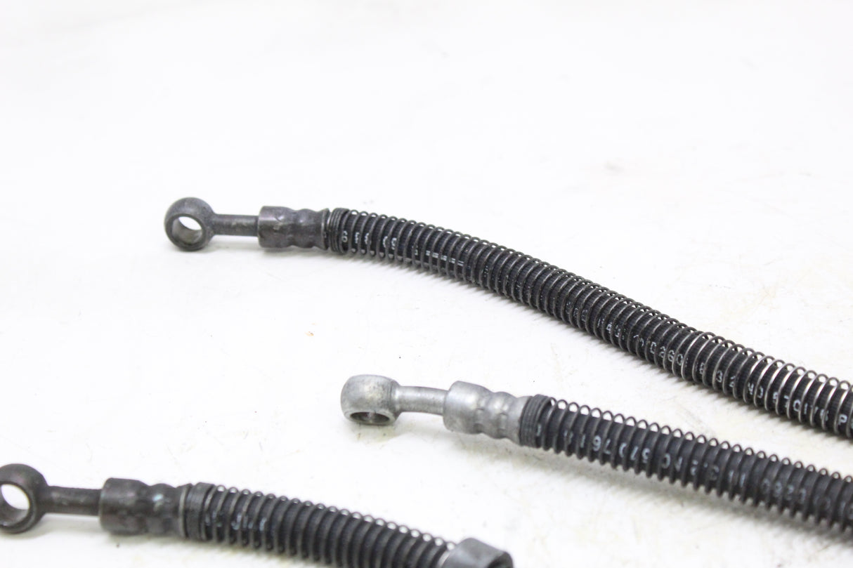 1992 KAWASAKI NINJA 600R ZX600C OEM FRONT REAR BRAKE HOSES LINES SET
