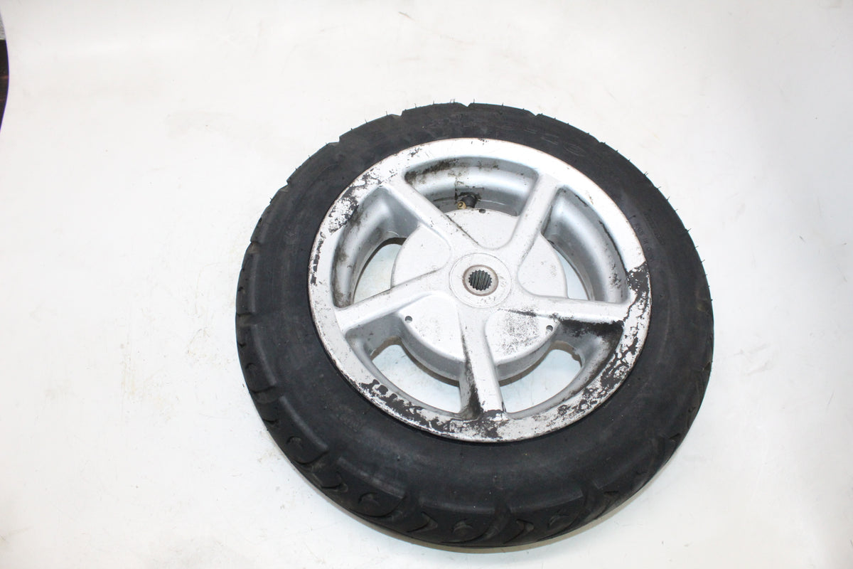 2002 Yamaha Zuma 50 YW50 OEM Rear Wheel Rim With Tire