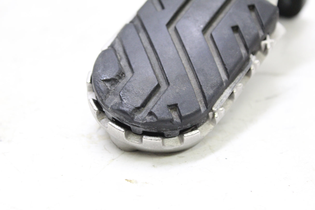 2011 KAWASAKI KLR650 OEM LEFT FRONT DRIVER FOOT PEG REST W BRACKET