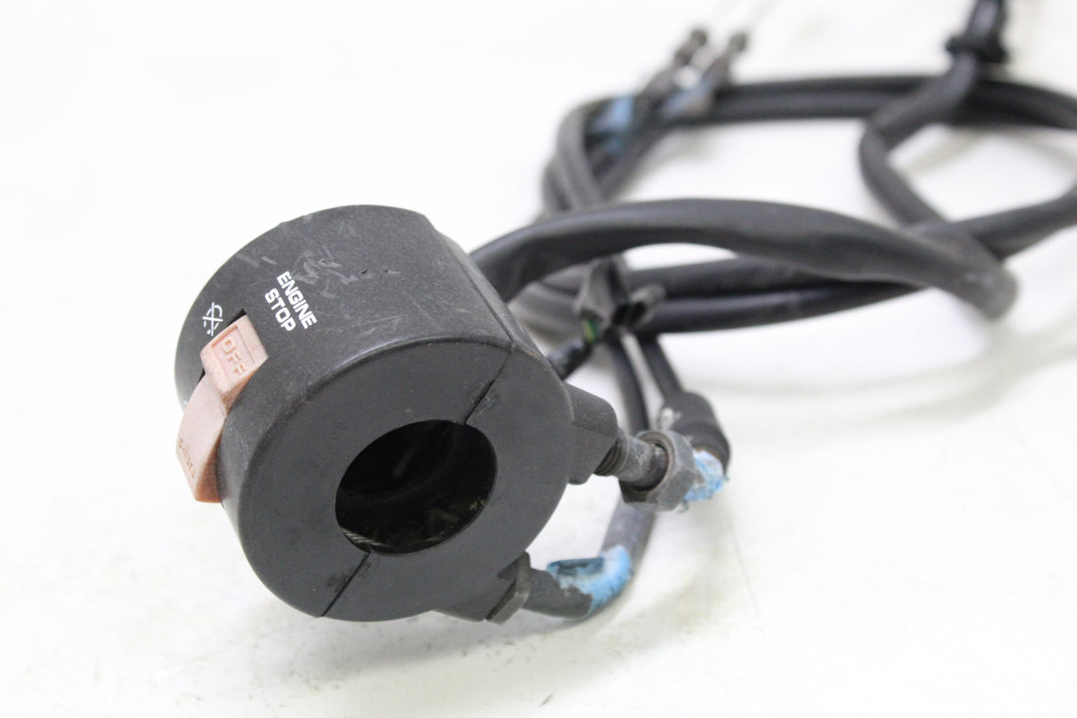 2003 HONDA REBEL 250 CMX250C OEM RIGHT KILL START SWITCH W THROTTLE CABLES