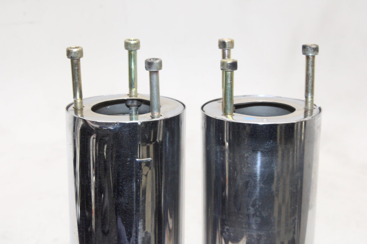 2007 Yamaha V Star 650 XVS650 OEM FRONT LOWER FORK COVER PAIR