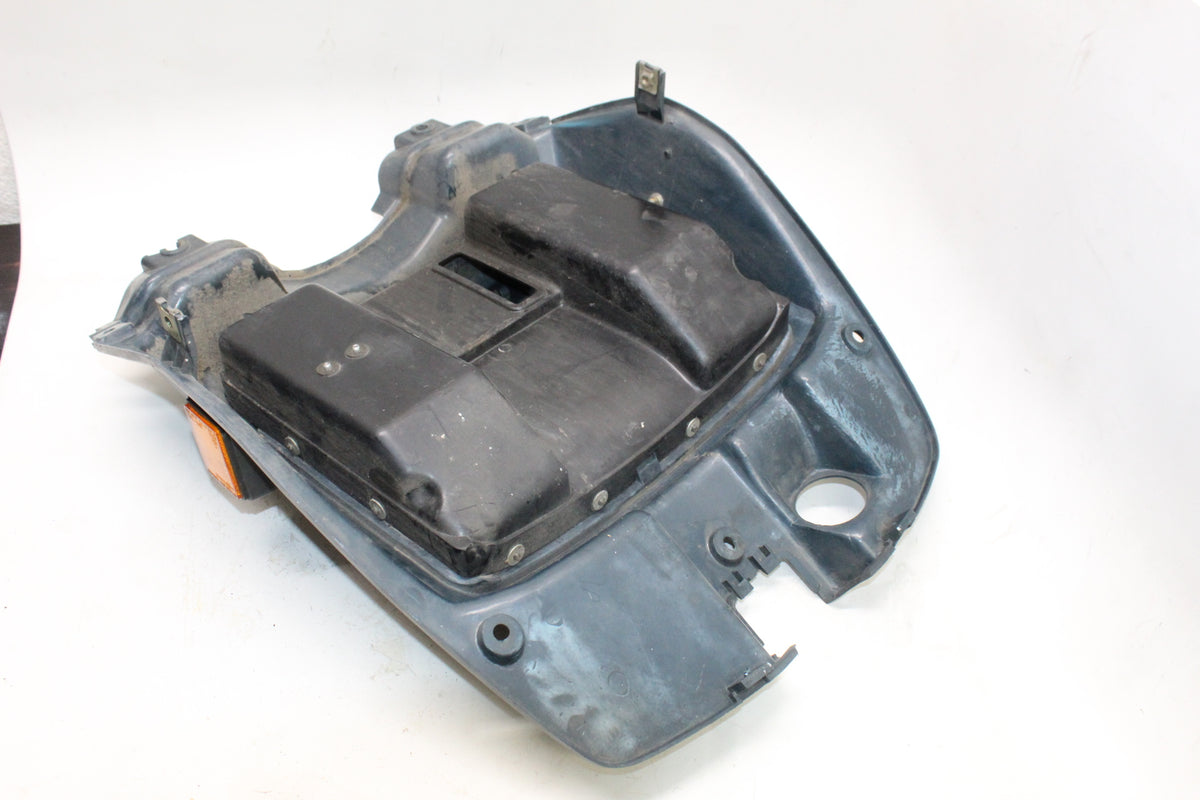 1983 Yamaha XC180 Riva 180 OEM Leg Shield Storage Trunk Front Fairing