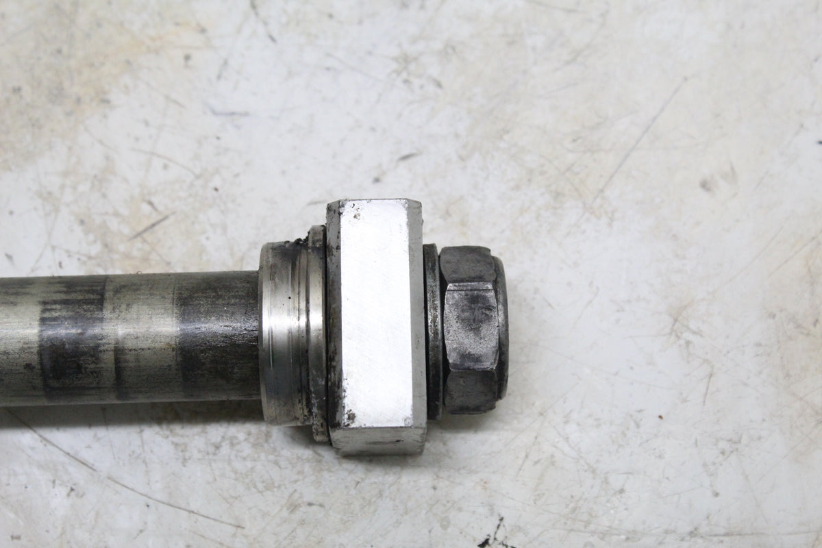 2009 Yamaha YZF R6S OEM Rear Wheel Axle With Adjuster Blocks And Nut