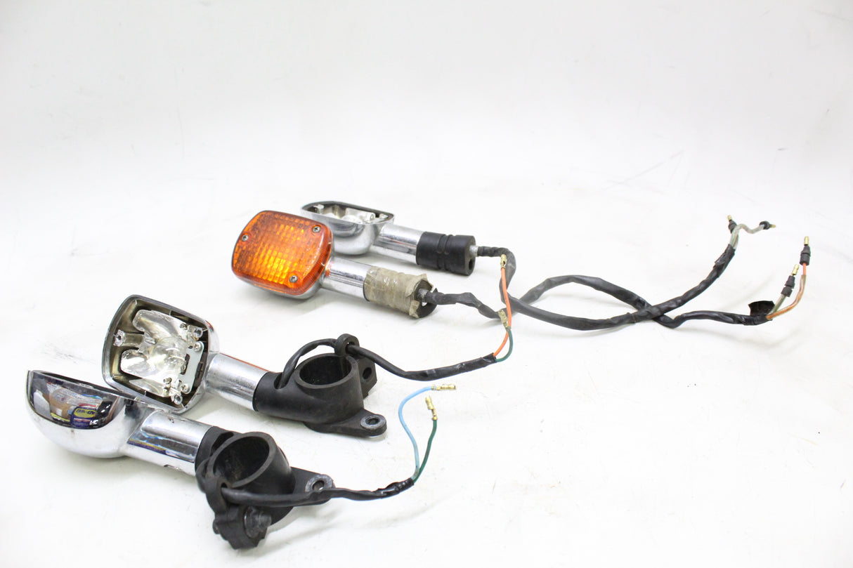 2007 Honda Rebel 250 CMX250CL OEM CHROME FRONT REAR TURN SIGNAL LIGHTS SET OF 4