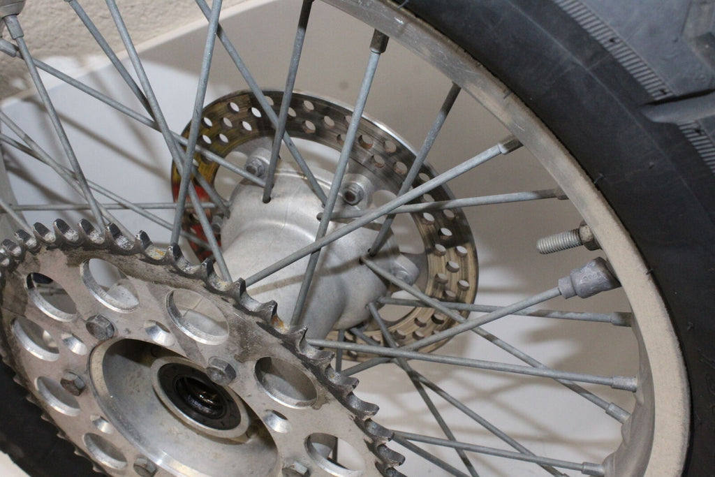1996 Husaberg Fe350 Te350 Rear Back Wheel Rim Tire W/ Sprocket Oem