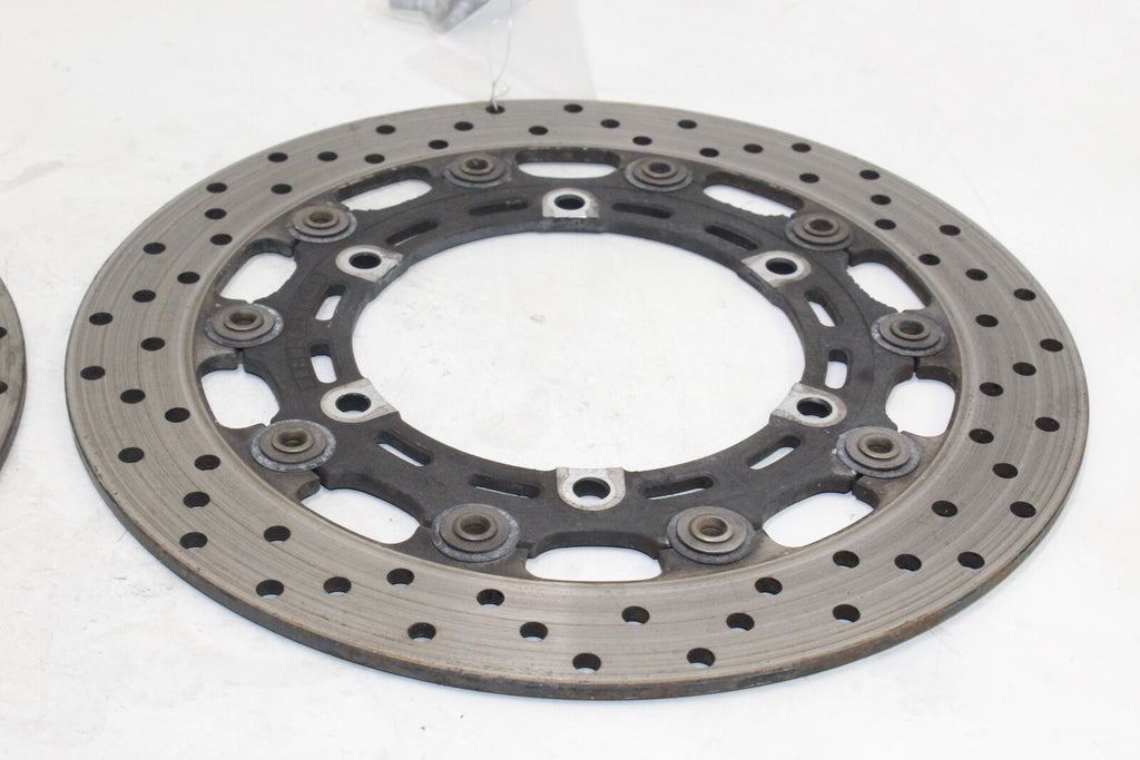 1998-99 Yamaha Yzf R1 Front Left Right Brake Rotors Discs 4Sv-2581T-01-00 Oem