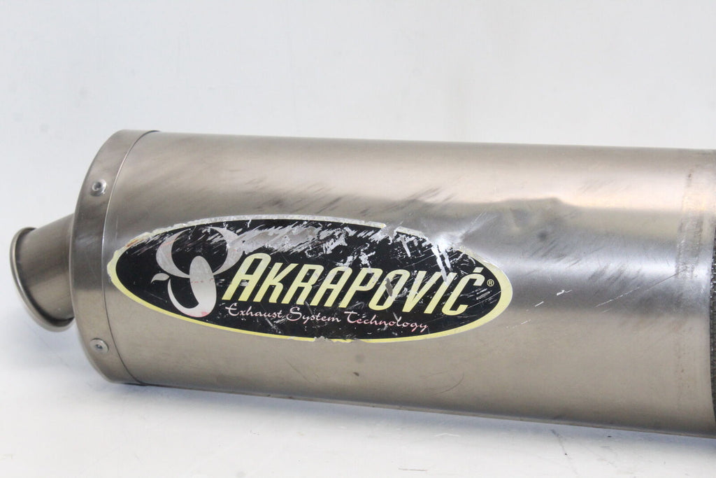 2003-05 Yamaha Yzf R6 Akrapovic Exhaust Pipe Muffler Slip On