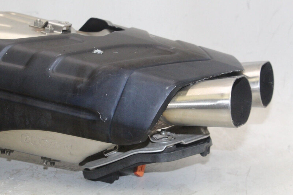 2004 Ducati 749 Oem Exhaust Pipe Muffler Slip On Can Silencer