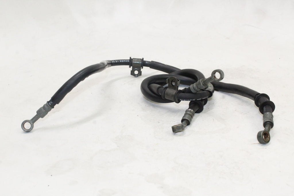 2002 Yamaha Yzf600R Front Brake Caliper Hoses Lines Oem