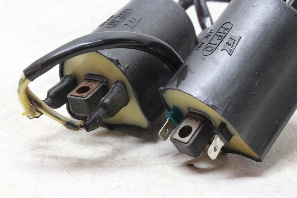 88-91 Honda Hawk Gt 650 Oem Ignition Coils Coil Spark Plug Caps