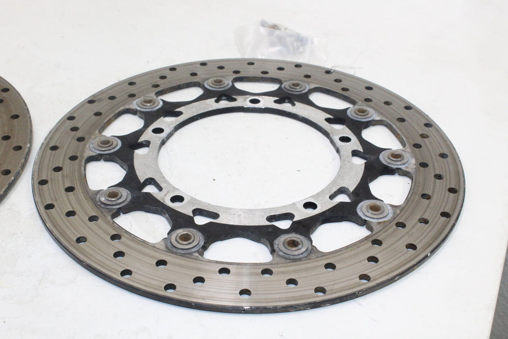 2003-05 Yamaha Yzf R6 Front Left Right Brake Rotors Discs 5Sl-2581T-10-00 Oem