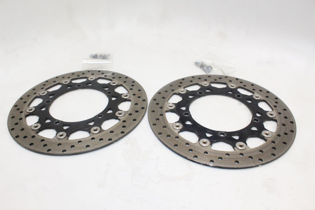 2003-05 Yamaha Yzf R6 Front Left Right Brake Rotors Discs 5Sl-2581T-10-00 Oem