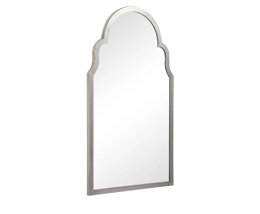 Bellevue 21" W X 37" H Arched Framed Bathroom Mirror