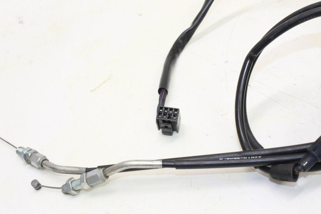 2013 09-15 Suzuki Sfv650 Right Throttle W Cable Handle Kill Off Start Switch Oem