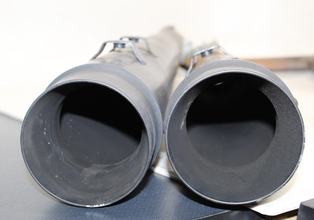 Mutazu Black Slip-On Mufflers Exhaust Harley Touring