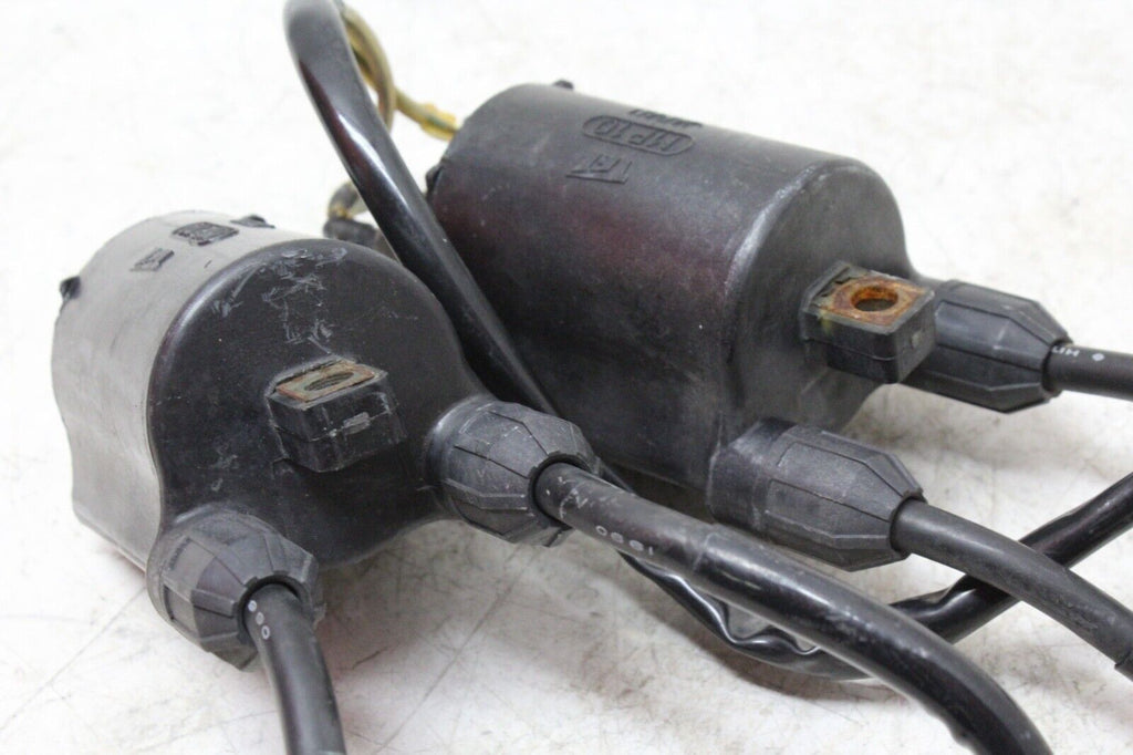 88-91 Honda Hawk Gt 650 Oem Ignition Coils Coil Spark Plug Caps
