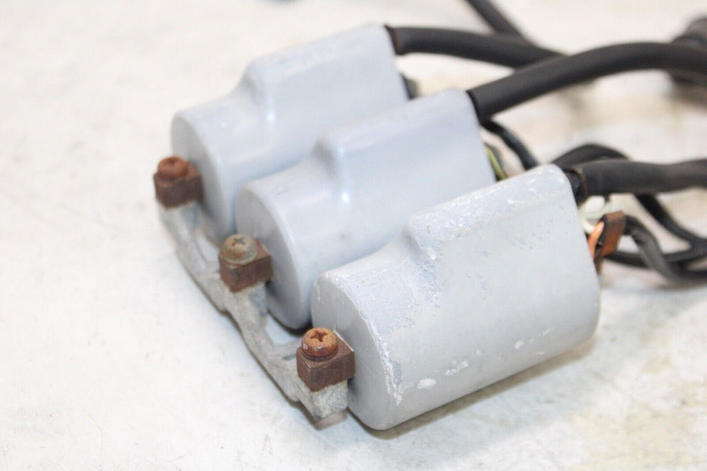 1974 Suzuki Gt380 Oem Ignition Coils Coil Spark Plug Caps