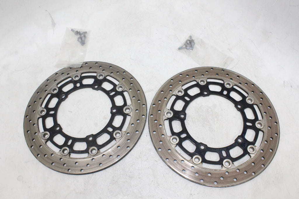 2008-16 Yamaha Yzf R6 Front Left Right Brake Rotors Discs 13S-2581T-00-00 Oem