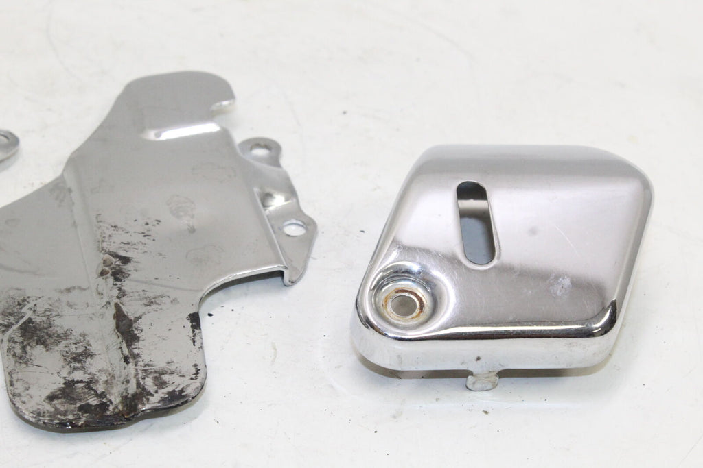 2000-07 Honda Shadow Sabre Vt1100C2 Side Chrome Cover Panel Cowls Brackets Oem