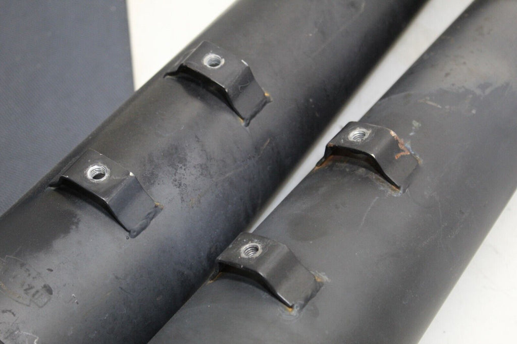 Mutazu Black Slip-On Mufflers Exhaust Harley Touring