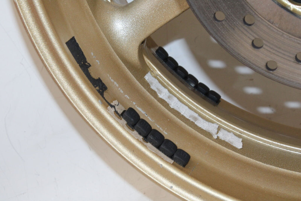 2009 Yamaha Yzf R6 Rear Back Wheel Rim With Rotor