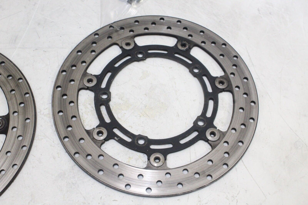 04-09 Yamaha Fz6 Oem Front Left Right Brake Rotors Discs