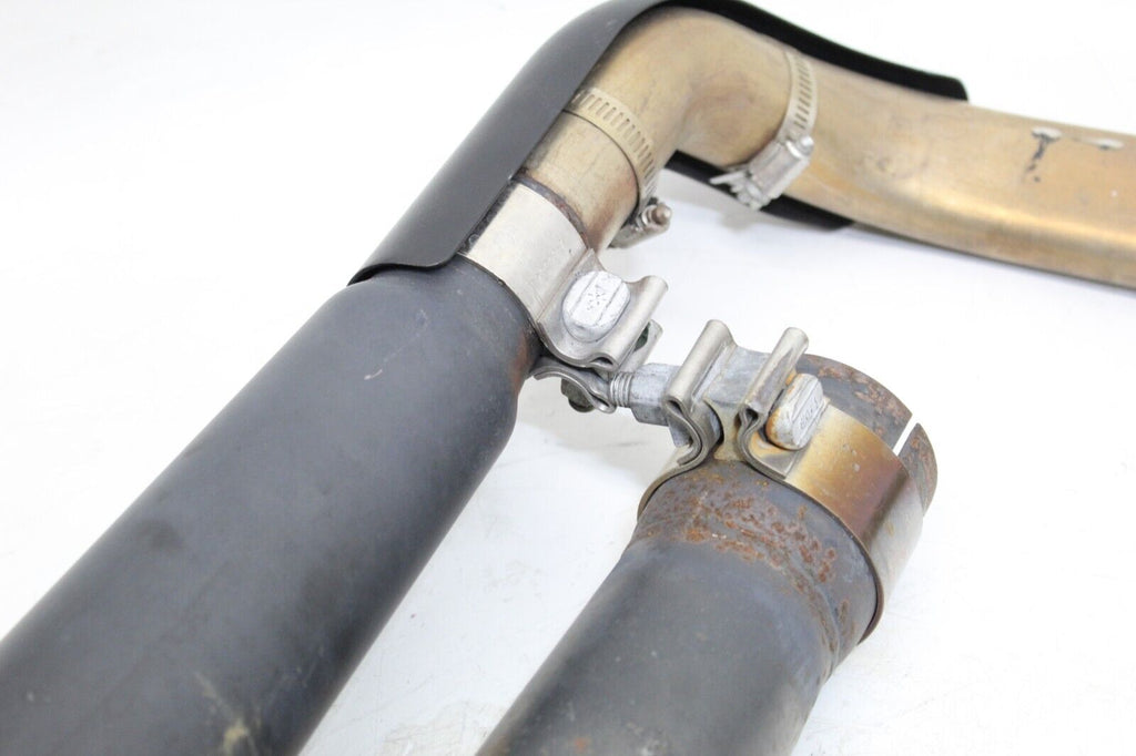 Mutazu Black Slip-On Mufflers Exhaust Harley Touring