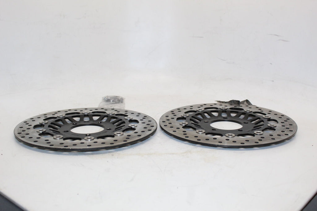 2011 Triumph Rocket Iii 3 Front Left Right Brake Rotors Discs Oem