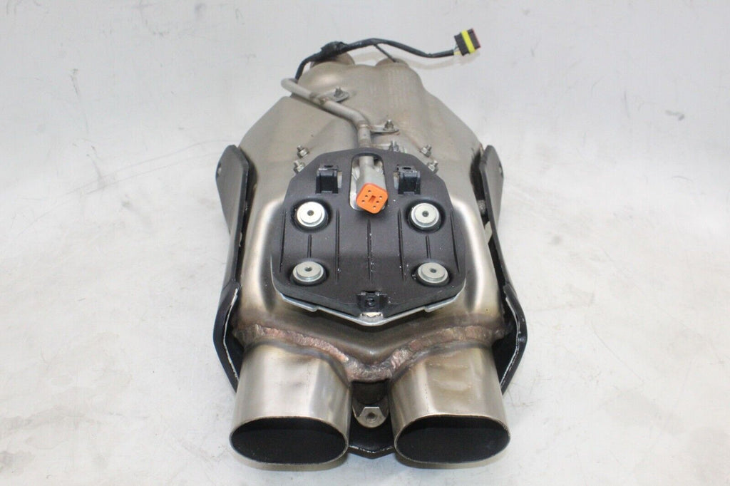 2004 Ducati 749 Oem Exhaust Pipe Muffler Slip On Can Silencer