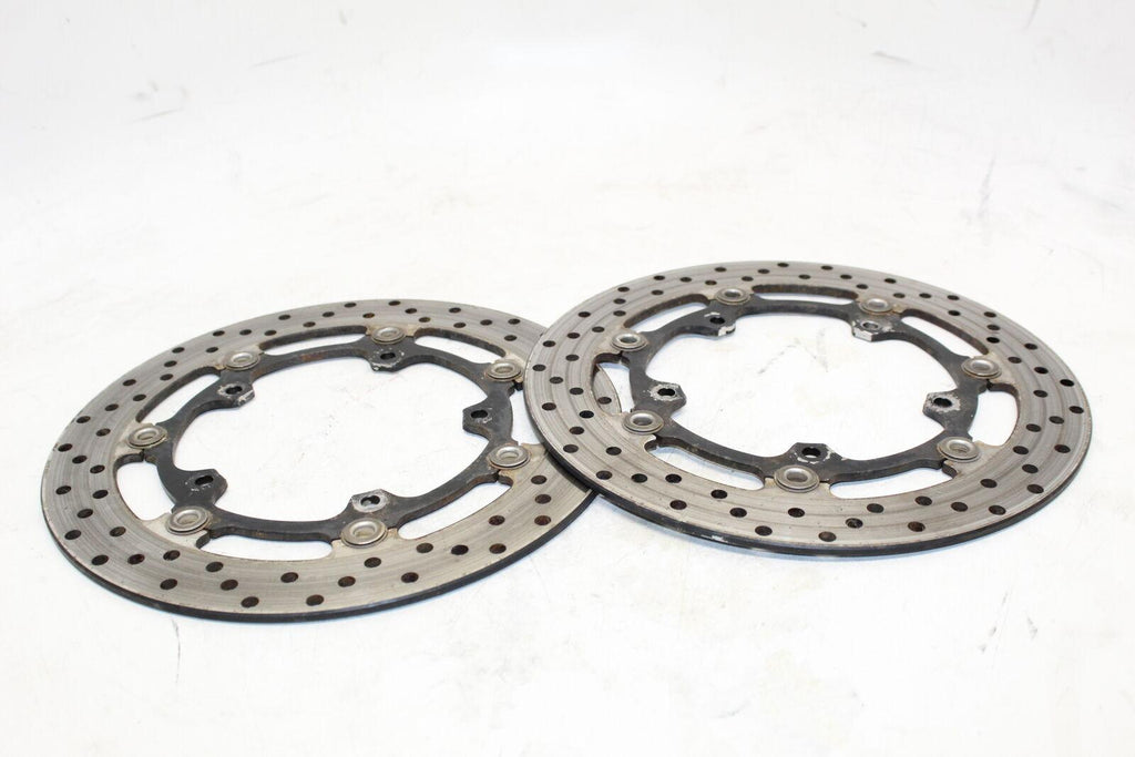 2009 Yamaha Yzf R6S Front Left Right Brake Rotors Discs