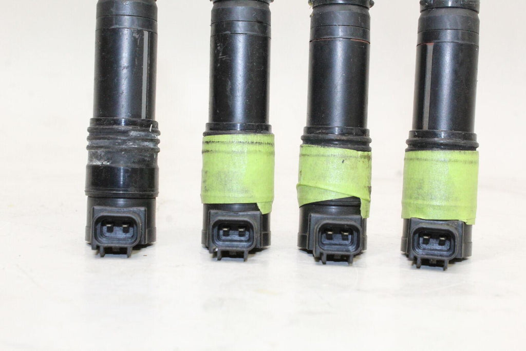 2011-15 Kawasaki Ninja Zx10R Zx1000J Ignition Coils Coil Spark Plug Caps Oem