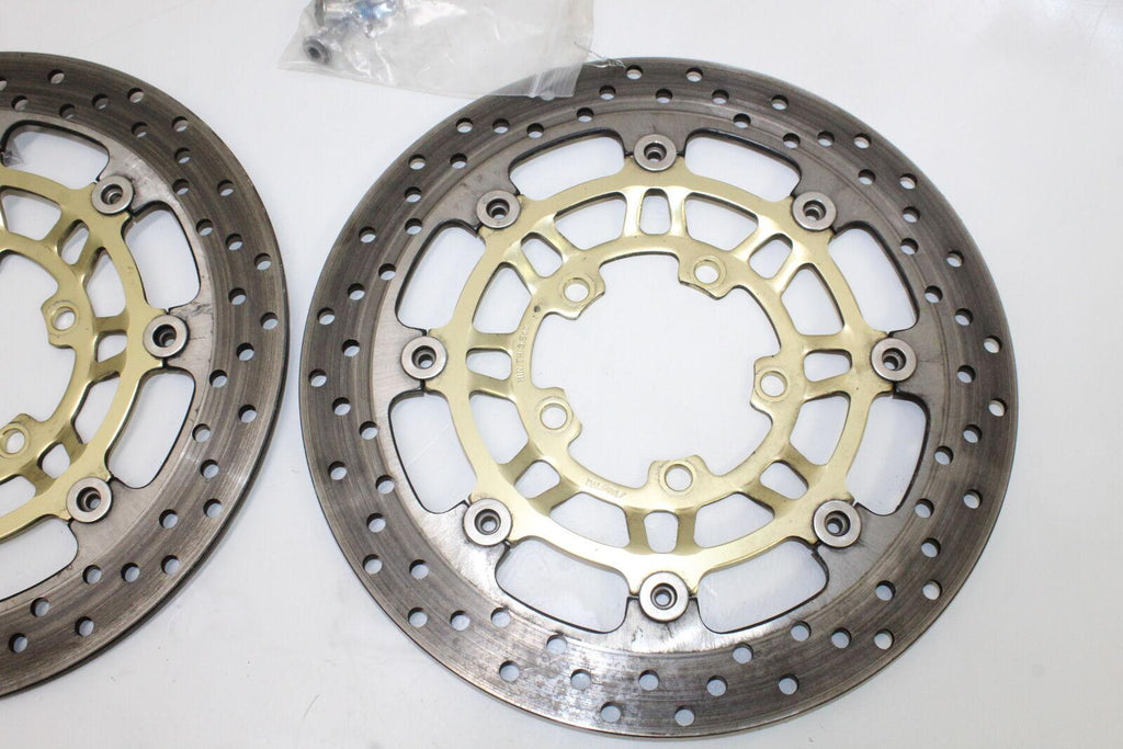 2009-12 Triumph Daytona 675R Sunstar Front Left Right Brake Rotors Discs