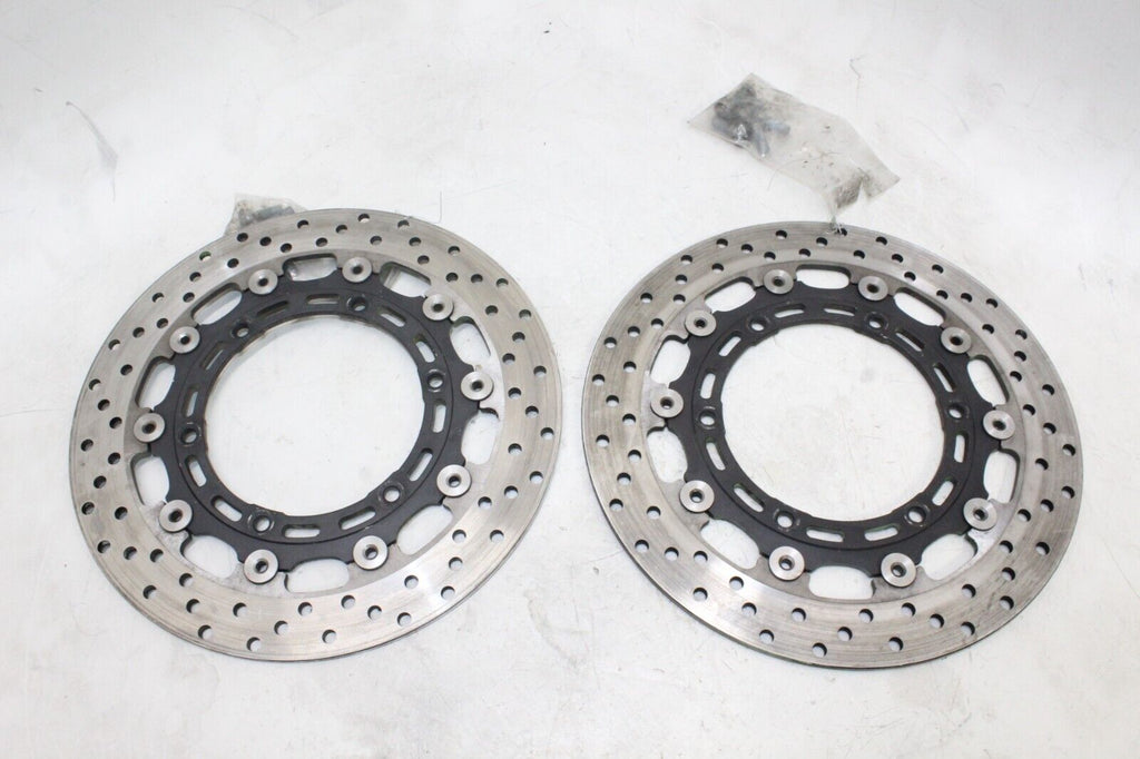 1998-99 Yamaha Yzf R1 Front Left Right Brake Rotors Discs 4Sv-2581T-01-00 Oem