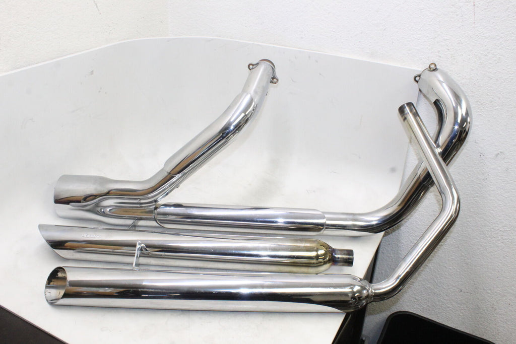 98-01 Honda Shadow Ace 1100 Vt1100T Jardine Full Exhaust Headers Pipes Mufflers